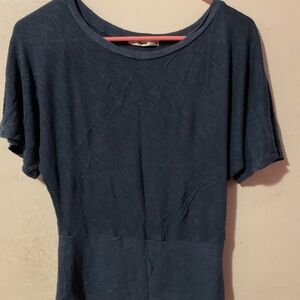 Papaya women’s Dark Blue Short Sleeve top size M